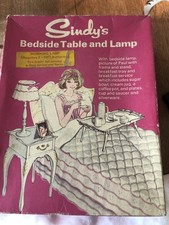 Vintage Sindy Doll 1960s Lamp And Table Boxed Plus Sindy Stool