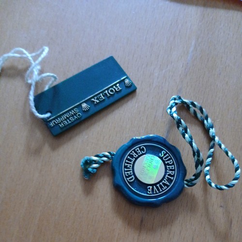 Rolex hang tag seal - tag, &