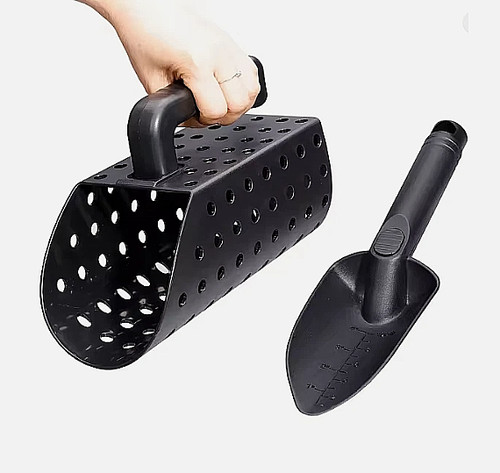 Metal detecting sand scoop - metal,