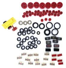 LEGO Train Wheels Rubber Tyres Axels Bricks Windup Motor 1970s/80s Spares Parts