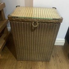 Vintage gold Lloyd Loom Style