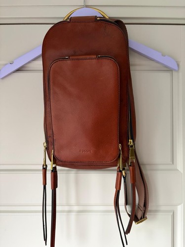 Fossil women leather bag - women's,