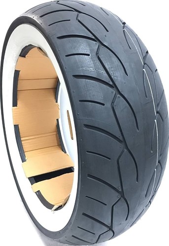 Vee rubber white wall rear - rubber,