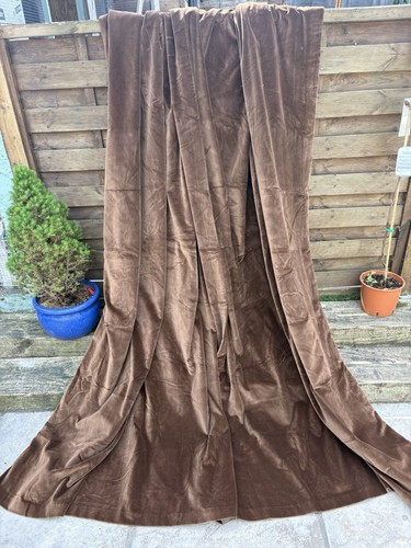 Vintage cotton velvet brown - vintage,