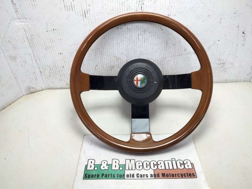 Wooden steering wheel alfa - wooden,