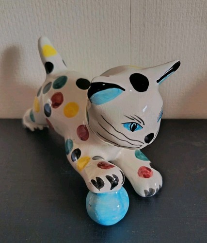1950s 60s ceramic spotted - 60s,