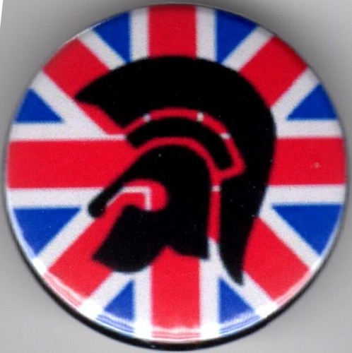 Trojan skinhead pin - skinhead,