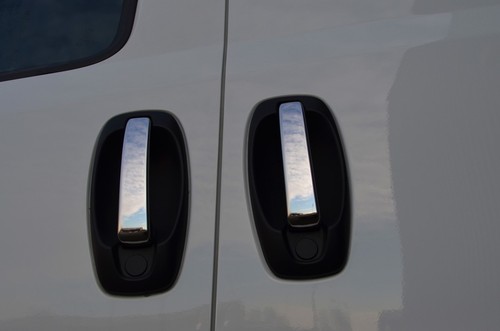Chrome door handle - handle, set