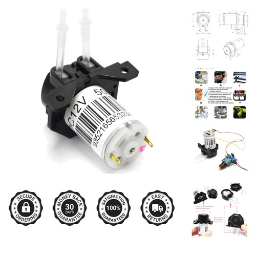 Snap 12v peristaltic pump - snap-in,