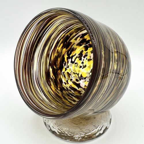 Handblown art glass leopard - handblown,