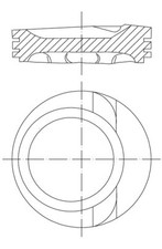 MAHLE 030 68 01 Piston for