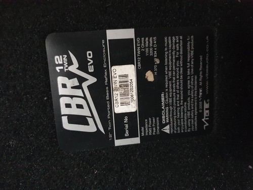 Vibe cbr twin evo - 12, 3200w