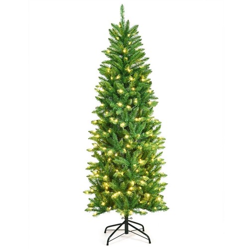 6ft pre lit - pre-lit, artificial