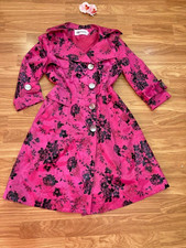 Hot pink trench