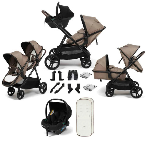 Double travel system pushchair - double,