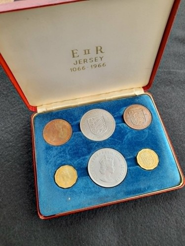 Jersey bailiwick coin set - 6,