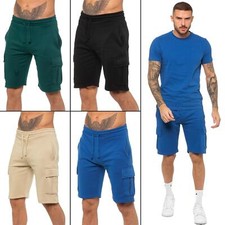 Enzo Fleece Shorts Mens Cargo