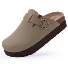 Faux suede Clog Slippers