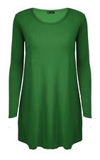 WOMENS LONG SLEEVE PLAIN SWING