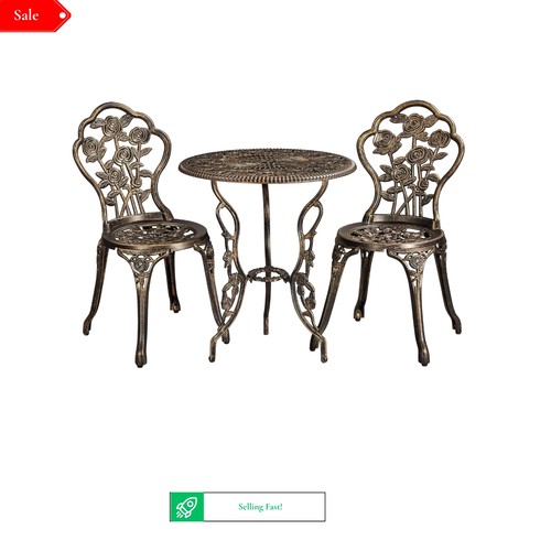 Piece patio bistro set - patio,