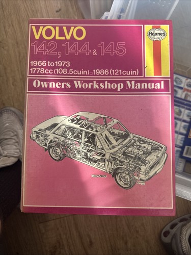 Haynes manual volvo 142 144 - haynes, &