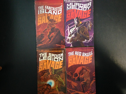 Doc savage book lot - savage, 4