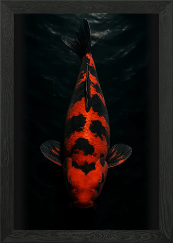 Koi fish dark water - koi,
