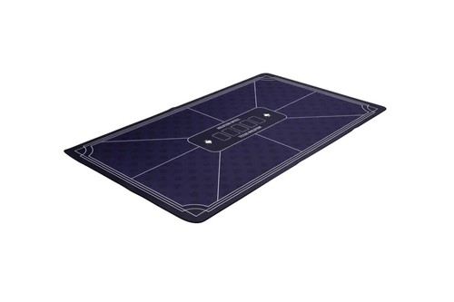 Poker mat blue - blue, 80cm)