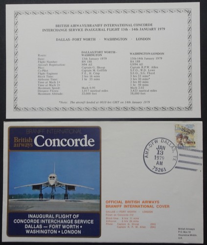 Concorde inaugural flight - concorde,