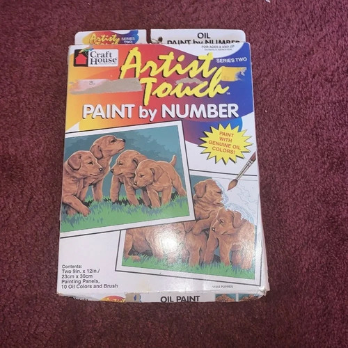 Vintage artist touch oil - touch, paint