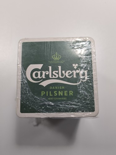 Carlsberg beer mats 100x - carlsberg, mats,