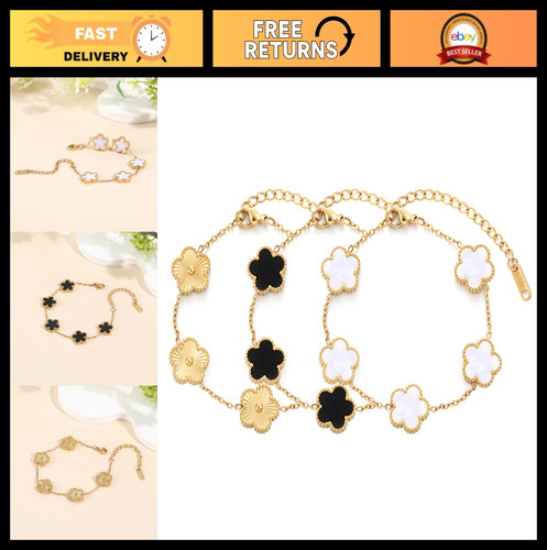 18k gold plated four leaf - gold,