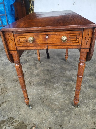 Antique regency inlaid - antique,
