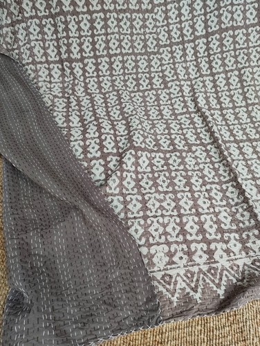 Indian print kantha - print,