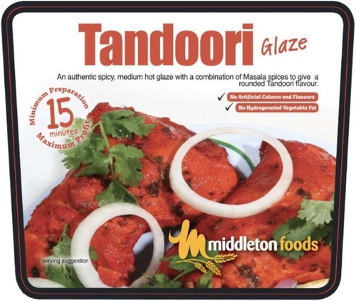 Tandoori glaze middleton foods - glaze,