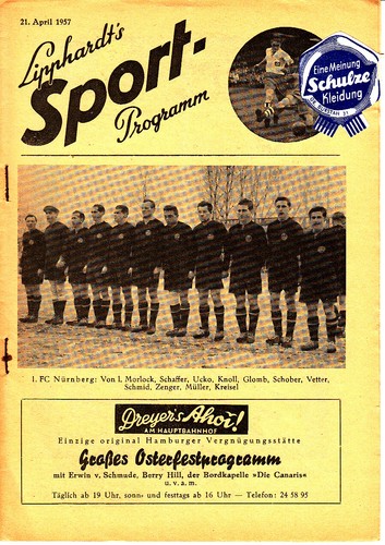 Hamburger sv 1st - 22.4.57, fr