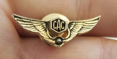 Cac tie tack gold wings - cac, tack~gold