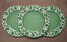 3x Gallo Villeroy & Boch Arabesco Switch Summerhouse LARGE China Plates 12"