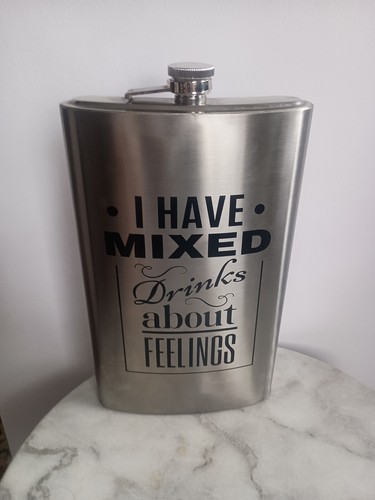 Flask stainless steel - stainless, xl