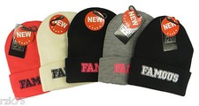 Famous Beanie Hat With Knitted