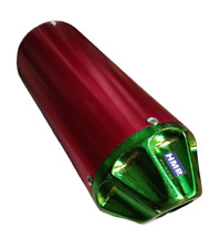 Muffler Exhaust End Pipe ALU Red / Green Dirtbike Pitbike 50 - 150cc