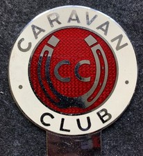 Caravan Club Enamel Car Badge
