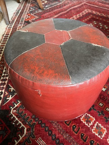 Vintage retro pouffe - ,