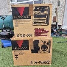 *XD 552* 3 CD CHANGER 100W X2 KENWOOD HIFI SYSTEM + SPEAKERS + BOXES + DELIVERY!
