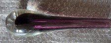 Art Glass Bud Vase Purple