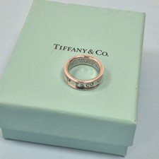 Tiffany & Co 1837 Collection Sterling Silver Ring Wide Band Uk O Eu 54 Us 7