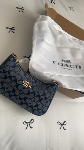 Coach navy blue signature logo - coach,