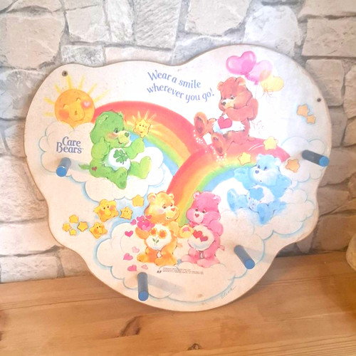 Vintage care bears - vintage, wooden
