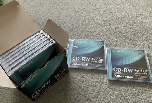Tdk 700mb mins 8 - cd-rw, 80