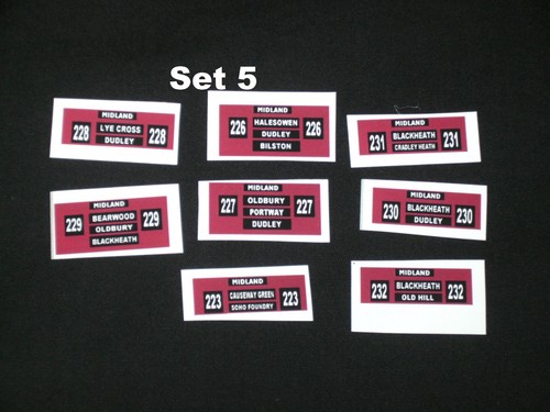Midland red model bus routes - midland,